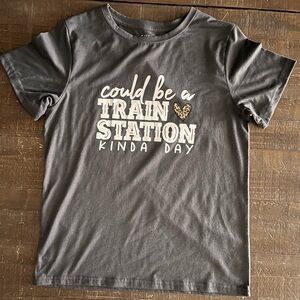 SHEIN could be a train station kinda day shirt